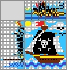 Японский кроссворд Пиратский корабль
