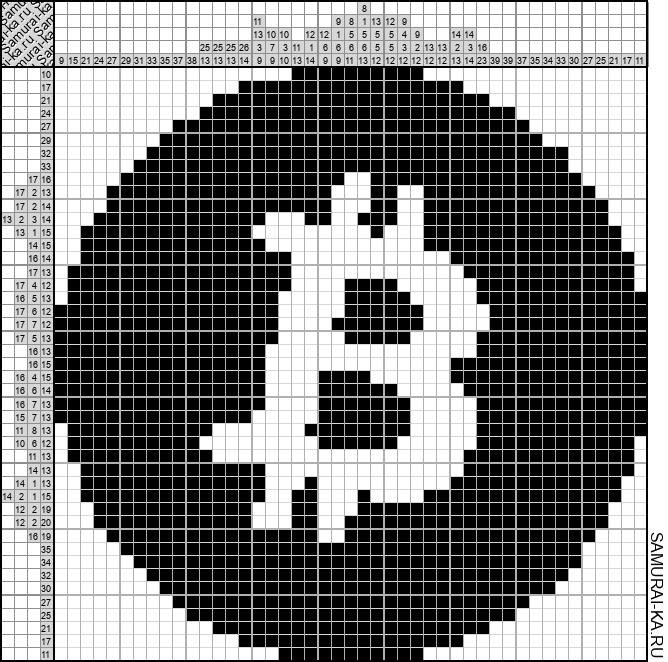 Японский кроссворд - Биткоин решай онлайн без регистрации и бесплатно.
