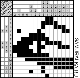 Японский кроссворд - Сатурн решай онлайн без регистрации и бесплатно.